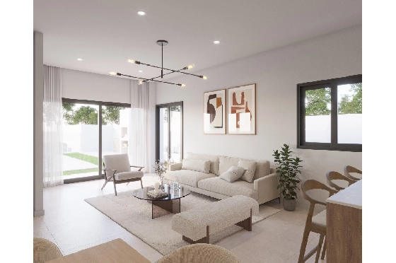 Villa in Polop zu verkaufen, Wohnfläche 106 m², Baujahr 2025, Grundstück 432 m², 3 Schlafzimmer, 2 Badezimmer, Pool, ref.: PLB-E2-2