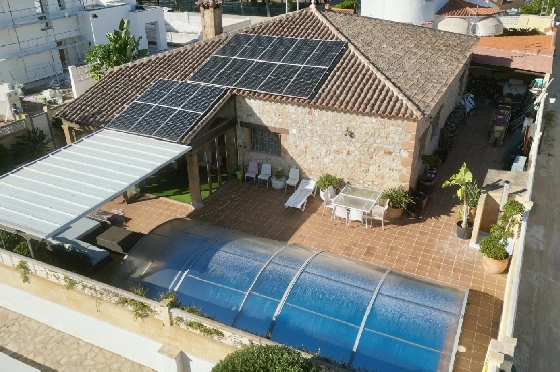 Finca in Els Poblets(Xironets) zu verkaufen, Espace de vie 220 m², Baujahr 2008, + Zentralheizung, Klimaanlage, Terrain 540 m², 3 Chambres &agrave; coucher, 2 Badezimmer, Pool, ref.: GC-0125-43