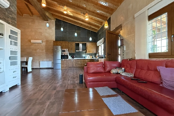 Finca in Els Poblets(Xironets) zu verkaufen, Espace de vie 220 m², Baujahr 2008, + Zentralheizung, Klimaanlage, Terrain 540 m², 3 Chambres &agrave; coucher, 2 Badezimmer, Pool, ref.: GC-0125-7