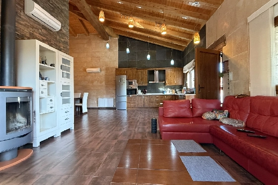 Finca in Els Poblets(Xironets) zu verkaufen, Espace de vie 220 m², Baujahr 2008, + Zentralheizung, Klimaanlage, Terrain 540 m², 3 Chambres &agrave; coucher, 2 Badezimmer, Pool, ref.: GC-0125-9