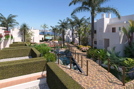 Erdgeschoss Apartment in San Juan de los Terreros zu verkaufen, Espace de vie 136 m², Zustand Erstbezug, Klimaanlage, 3 Chambres &agrave; coucher, 2 Badezimmer, Pool, ref.: HA-STN-145-A03-3