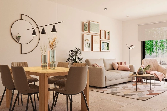 Erdgeschoss Apartment in San Juan de los Terreros zu verkaufen, Espace de vie 136 m², Zustand Erstbezug, Klimaanlage, 3 Chambres &agrave; coucher, 2 Badezimmer, Pool, ref.: HA-STN-145-A03-6