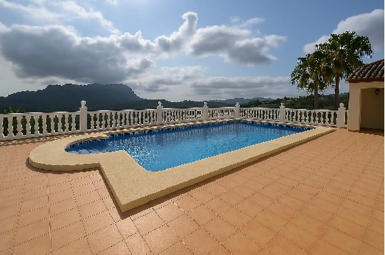 Villa in La Sella(La Sella) zu verkaufen, Espace de vie 379 m², Zustand gepflegt, + KLIMA, Klimaanlage, Terrain 1699 m², 4 Chambres &agrave; coucher, 4 Badezimmer, Pool, ref.: MG-0925-5