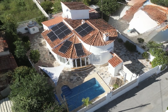 Villa in Els Poblets zur Ferienvermietung, Espace de vie 100 m², Baujahr 1983, Zustand gepflegt, + KLIMA, Klimaanlage, Terrain 353 m², 3 Chambres &agrave; coucher, 1 Badezimmer, Pool, ref.: T-0325-1