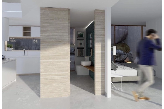 Villa in Benitachell zu verkaufen, Espace de vie 226 m², Baujahr 2024, Klimaanlage, Terrain 270 m², 3 Chambres &agrave; coucher, 3 Badezimmer, Pool, ref.: AM-12202NS-16