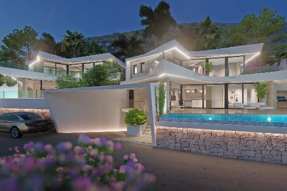 Villa in Benitachell zu verkaufen, Espace de vie 226 m², Baujahr 2024, Klimaanlage, Terrain 270 m², 3 Chambres &agrave; coucher, 3 Badezimmer, Pool, ref.: AM-12202NS-3