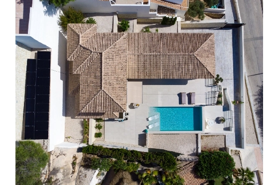 Villa in Benissa zu verkaufen, Espace de vie 290 m², Baujahr 2024, Klimaanlage, Terrain 860 m², 3 Chambres &agrave; coucher, 2 Badezimmer, Pool, ref.: AM-12518DA-2