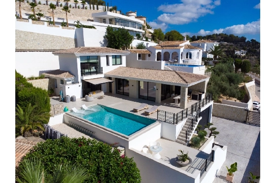 Villa in Benissa zu verkaufen, Espace de vie 290 m², Baujahr 2024, Klimaanlage, Terrain 860 m², 3 Chambres &agrave; coucher, 2 Badezimmer, Pool, ref.: AM-12518DA-24