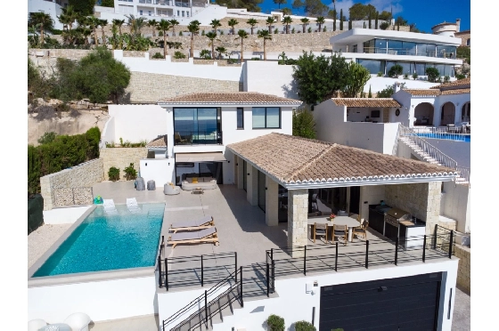 Villa in Benissa zu verkaufen, Espace de vie 290 m², Baujahr 2024, Klimaanlage, Terrain 860 m², 3 Chambres &agrave; coucher, 2 Badezimmer, Pool, ref.: AM-12518DA-30