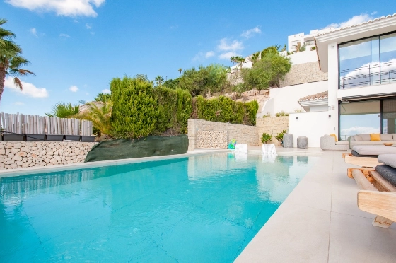 Villa in Benissa zu verkaufen, Espace de vie 290 m², Baujahr 2024, Klimaanlage, Terrain 860 m², 3 Chambres &agrave; coucher, 2 Badezimmer, Pool, ref.: AM-12518DA-33