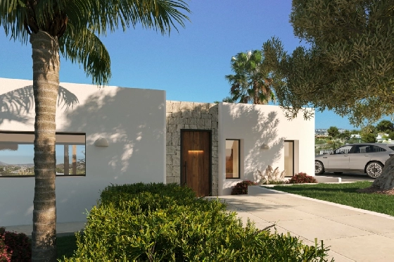 Villa in Javea zu verkaufen, Espace de vie 200 m², Baujahr 2024, Klimaanlage, Terrain 977 m², 3 Chambres &agrave; coucher, 3 Badezimmer, Pool, ref.: AM-12539DR-4