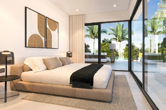 Villa in Javea zu verkaufen, Espace de vie 200 m², Baujahr 2024, Klimaanlage, Terrain 977 m², 3 Chambres &agrave; coucher, 3 Badezimmer, Pool, ref.: AM-12539DR-8