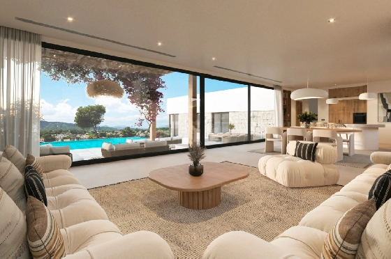 Villa in Javea zu verkaufen, Espace de vie 150 m², Baujahr 2025, Klimaanlage, Terrain 978 m², 3 Chambres &agrave; coucher, 2 Badezimmer, Pool, ref.: AM-12538DR-4