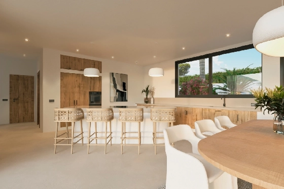 Villa in Javea zu verkaufen, Espace de vie 150 m², Baujahr 2025, Klimaanlage, Terrain 978 m², 3 Chambres &agrave; coucher, 2 Badezimmer, Pool, ref.: AM-12538DR-5