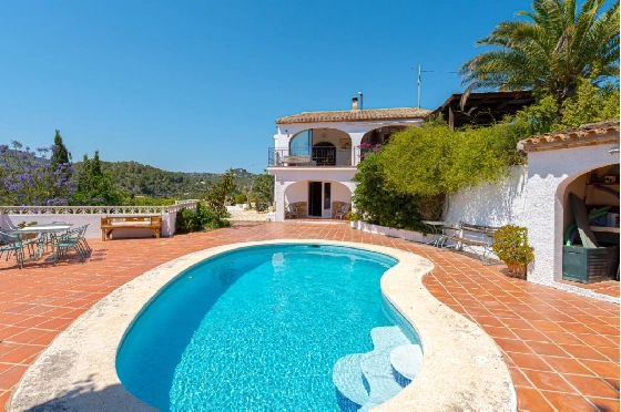 Villa in Benissa zu verkaufen, Espace de vie 326 m², Baujahr 1989, + Zentralheizung, Klimaanlage, Terrain 4389 m², 5 Chambres &agrave; coucher, 3 Badezimmer, Pool, ref.: PV-141-02013P-1