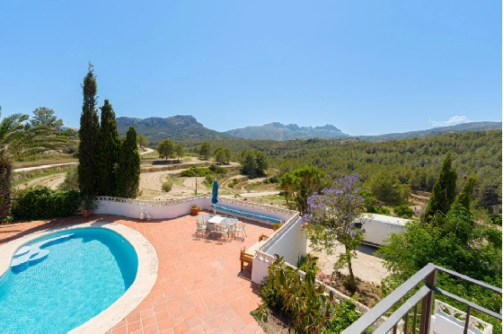 Villa in Benissa zu verkaufen, Espace de vie 326 m², Baujahr 1989, + Zentralheizung, Klimaanlage, Terrain 4389 m², 5 Chambres &agrave; coucher, 3 Badezimmer, Pool, ref.: PV-141-02013P-42