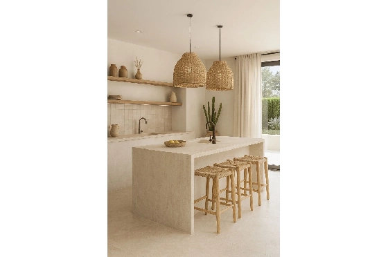 Villa in Pedreguer zu verkaufen, Espace de vie 200 m², Baujahr 2026, Klimaanlage, Terrain 1000 m², 3 Chambres &agrave; coucher, 2 Badezimmer, Pool, ref.: AM-12596DA-4