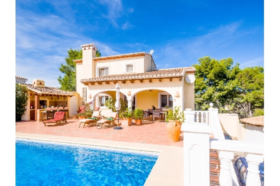 Villa in Benissa zu verkaufen, Espace de vie 216 m², Baujahr 2004, Klimaanlage, Terrain 935 m², 4 Chambres &agrave; coucher, 4 Badezimmer, Pool, ref.: AM-12600DR-4