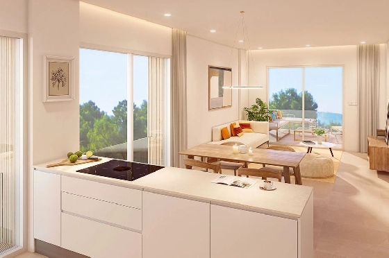 Etagen Apartment in Pilar de la Horadada zu verkaufen, Espace de vie 111 m², Zustand Erstbezug, 3 Chambres &agrave; coucher, 2 Badezimmer, Pool, ref.: HA-PIN-132-A03-5