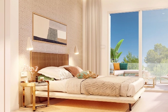 Etagen Apartment in Pilar de la Horadada zu verkaufen, Espace de vie 111 m², Zustand Erstbezug, 3 Chambres &agrave; coucher, 2 Badezimmer, Pool, ref.: HA-PIN-132-A03-6