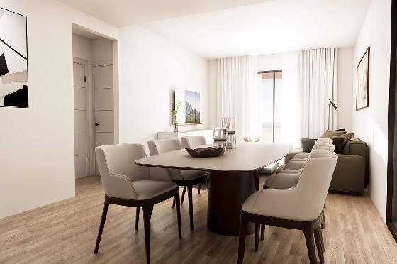 Penthouse Apartment in Finestrat zu verkaufen, Espace de vie 154 m², Zustand Erstbezug, 2 Chambres &agrave; coucher, 2 Badezimmer, Pool, ref.: HA-FIN-318-A02-11