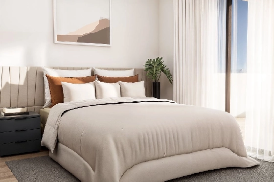 Penthouse Apartment in Finestrat zu verkaufen, Espace de vie 154 m², Zustand Erstbezug, 2 Chambres &agrave; coucher, 2 Badezimmer, Pool, ref.: HA-FIN-318-A02-17