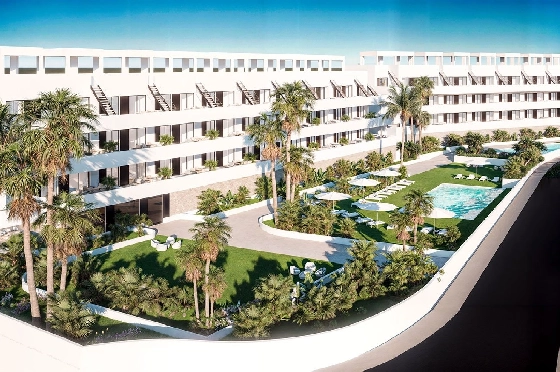 Penthouse Apartment in Finestrat zu verkaufen, Espace de vie 154 m², Zustand Erstbezug, 2 Chambres &agrave; coucher, 2 Badezimmer, Pool, ref.: HA-FIN-318-A02-21