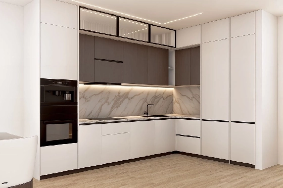 Penthouse Apartment in Finestrat zu verkaufen, Espace de vie 154 m², Zustand Erstbezug, 2 Chambres &agrave; coucher, 2 Badezimmer, Pool, ref.: HA-FIN-318-A02-9