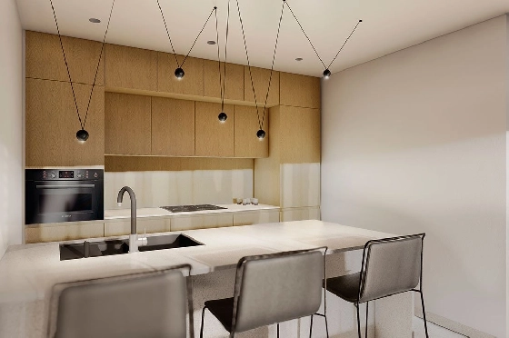 Penthouse Apartment in Guardamar del Segura zu verkaufen, Espace de vie 97 m², Zustand Erstbezug, Klimaanlage, 2 Chambres &agrave; coucher, 2 Badezimmer, Pool, ref.: HA-GUN-431-A02-14