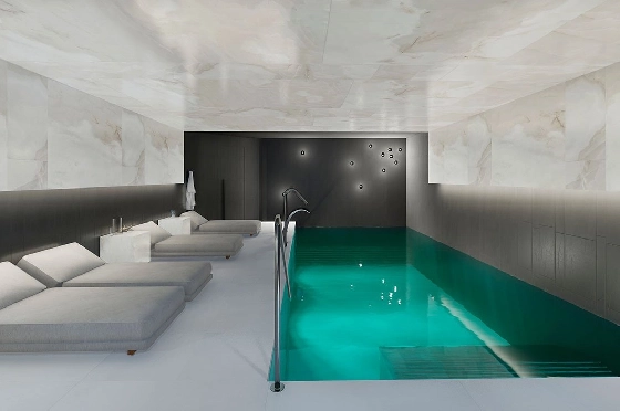 Penthouse Apartment in Guardamar del Segura zu verkaufen, Espace de vie 97 m², Zustand Erstbezug, Klimaanlage, 2 Chambres &agrave; coucher, 2 Badezimmer, Pool, ref.: HA-GUN-431-A02-21