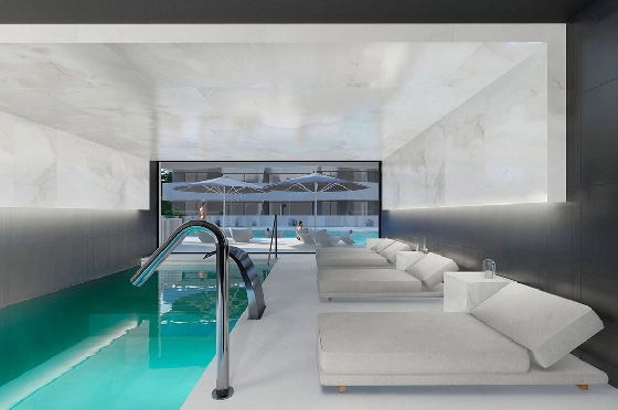 Penthouse Apartment in Guardamar del Segura zu verkaufen, Espace de vie 97 m², Zustand Erstbezug, Klimaanlage, 2 Chambres &agrave; coucher, 2 Badezimmer, Pool, ref.: HA-GUN-431-A02-26