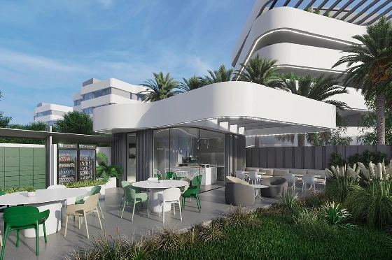 Penthouse Apartment in Guardamar del Segura zu verkaufen, Espace de vie 97 m², Zustand Erstbezug, Klimaanlage, 2 Chambres &agrave; coucher, 2 Badezimmer, Pool, ref.: HA-GUN-431-A02-30