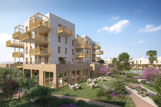 Reihenhaus in El Vergel zu verkaufen, Espace de vie 92 m², Baujahr 2027, Klimaanlage, Terrain 135 m², 3 Chambres &agrave; coucher, 3 Badezimmer, Pool, ref.: TT-AD-11-10