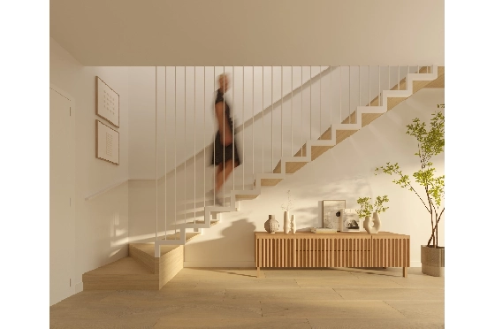 Reihenhaus in El Vergel zu verkaufen, Espace de vie 92 m², Baujahr 2027, Klimaanlage, Terrain 135 m², 3 Chambres &agrave; coucher, 3 Badezimmer, Pool, ref.: TT-AD-11-5