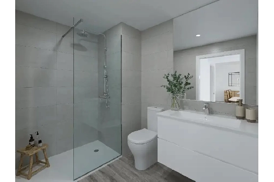 Apartment in Javea zu verkaufen, Espace de vie 112 m², Baujahr 2025, Klimaanlage, Terrain 11 m², 3 Chambres &agrave; coucher, 3 Badezimmer, Pool, ref.: AH-J-VI-1-1-3-D-12
