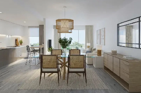 Apartment in Javea zu verkaufen, Espace de vie 112 m², Baujahr 2025, Klimaanlage, Terrain 11 m², 3 Chambres &agrave; coucher, 3 Badezimmer, Pool, ref.: AH-J-VI-1-1-3-D-7