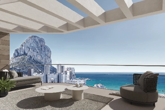 Apartment in Calpe zu verkaufen, Espace de vie 62 m², Klimaanlage, Terrain 36 m², 2 Chambres &agrave; coucher, 2 Badezimmer, Pool, ref.: GE-J11A-9