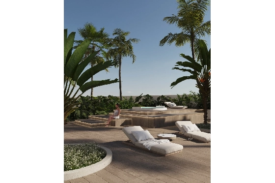 Apartment in Calpe zu verkaufen, Espace de vie 80 m², Klimaanlage, Terrain 23 m², 3 Chambres &agrave; coucher, 2 Badezimmer, Pool, ref.: GE-J11B-11