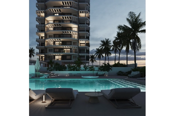 Apartment in Calpe zu verkaufen, Espace de vie 93 m², Klimaanlage, Terrain 31 m², 3 Chambres &agrave; coucher, 2 Badezimmer, Pool, ref.: GE-J113A-4