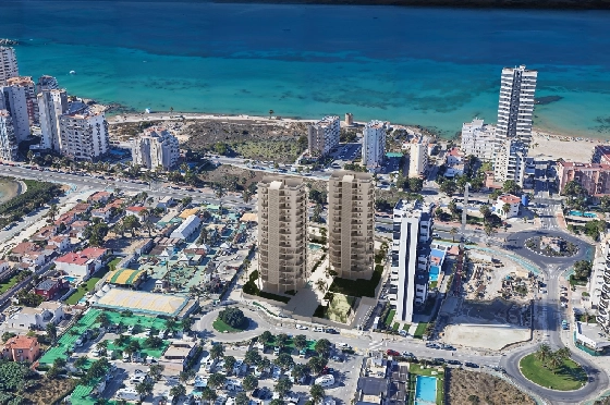 Apartment in Calpe zu verkaufen, Espace de vie 82 m², Klimaanlage, Terrain 25 m², 2 Chambres &agrave; coucher, 2 Badezimmer, Pool, ref.: GE-J16A-12
