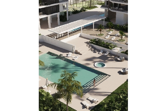 Apartment in Calpe zu verkaufen, Espace de vie 82 m², Klimaanlage, Terrain 25 m², 2 Chambres &agrave; coucher, 2 Badezimmer, Pool, ref.: GE-J16A-9