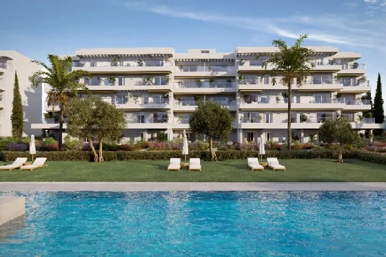 Apartment in El Vergel zu verkaufen, Espace de vie 95 m², Baujahr 2027, Klimaanlage, Terrain 43 m², 3 Chambres &agrave; coucher, 2 Badezimmer, Pool, ref.: AH-EV-VI-1-01-03-E-1