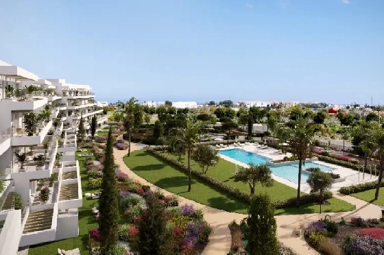 Apartment in El Vergel zu verkaufen, Espace de vie 71 m², Baujahr 2027, Klimaanlage, Terrain 21 m², 2 Chambres &agrave; coucher, 2 Badezimmer, Pool, ref.: AH-EV-VI-2-02-03-A-3