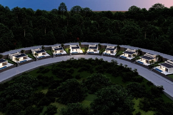 Villa in Pedreguer zu verkaufen, Espace de vie 114 m², Baujahr 2025, Klimaanlage, Terrain 300 m², 3 Chambres &agrave; coucher, 2 Badezimmer, Pool, ref.: AM-12610DA-1