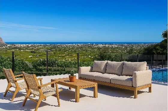 Villa in Pedreguer zu verkaufen, Espace de vie 114 m², Baujahr 2025, Klimaanlage, Terrain 300 m², 3 Chambres &agrave; coucher, 2 Badezimmer, Pool, ref.: AM-12610DA-3