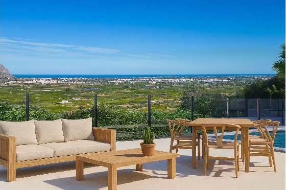 Villa in Pedreguer zu verkaufen, Espace de vie 114 m², Baujahr 2025, Klimaanlage, Terrain 300 m², 3 Chambres &agrave; coucher, 2 Badezimmer, Pool, ref.: AM-12610DA-7