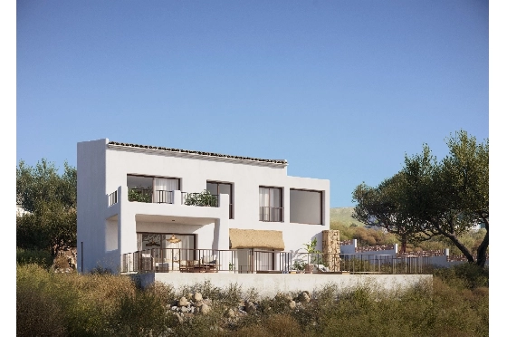 Villa in Alcalali zu verkaufen, Espace de vie 211 m², Baujahr 2026, Klimaanlage, Terrain 1021 m², 3 Chambres &agrave; coucher, 2 Badezimmer, Pool, ref.: AM-12622DA-1