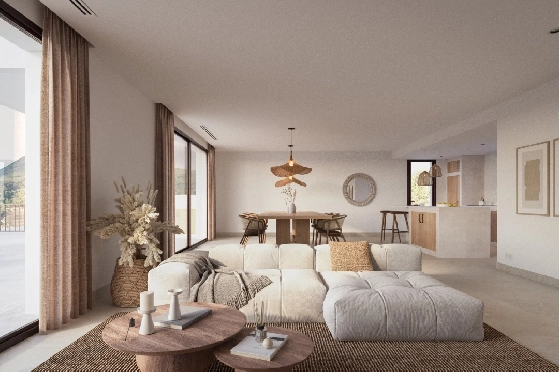 Villa in Alcalali zu verkaufen, Espace de vie 211 m², Baujahr 2026, Klimaanlage, Terrain 1021 m², 3 Chambres &agrave; coucher, 2 Badezimmer, Pool, ref.: AM-12622DA-4