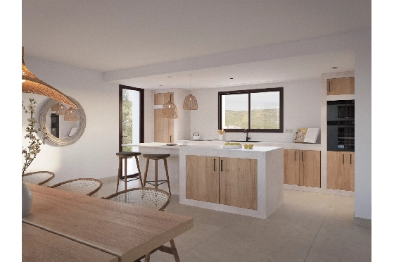 Villa in Alcalali zu verkaufen, Espace de vie 211 m², Baujahr 2026, Klimaanlage, Terrain 1021 m², 3 Chambres &agrave; coucher, 2 Badezimmer, Pool, ref.: AM-12622DA-6