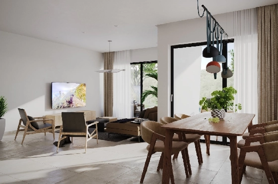 Villa in Calpe zu verkaufen, Espace de vie 324 m², Baujahr 2025, Klimaanlage, Terrain 800 m², 3 Chambres &agrave; coucher, 3 Badezimmer, Pool, ref.: AM-12624DA-12
